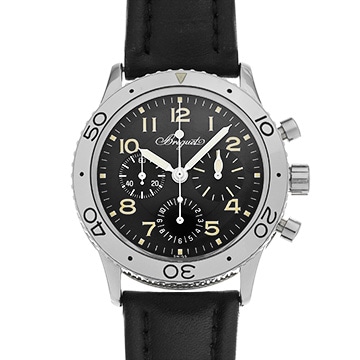 ブレゲ アエロナバル 3800ST/92/3W6 ブラック メンズ 時計 【中古】【wristwatch】