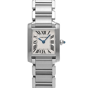 カルティエ タンクフランセーズ SM　 W51008Q3 シルバー レディース 時計 【中古】【wristwatch】