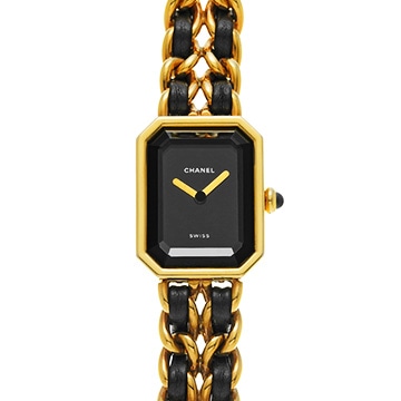 シャネル プルミエール S H0001 ブラック レディース 時計 【中古】【wristwatch】