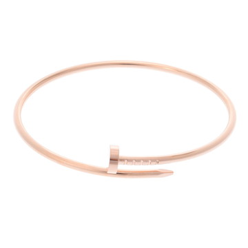 カルティエ ジュストアンクルブレスレット SM #17 ゴールド K18ピンクゴールド PG レディース ジュエリー 【中古】【jewelry】