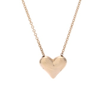 ティファニー ピンチドハート ネックレス ゴールド K18イエローゴールド YG レディース ジュエリー 【中古】【jewelry】