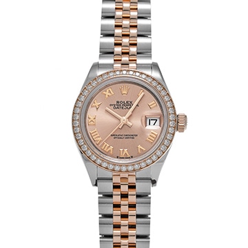 ロレックス レディ デイトジャスト 28 279381RBR ロゼカラー レディース 時計 【中古】【wristwatch】