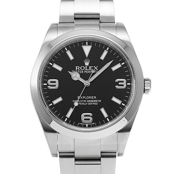 ロレックス エクスプローラー 214270 ブラック メンズ 時計 【中古】【wristwatch】
