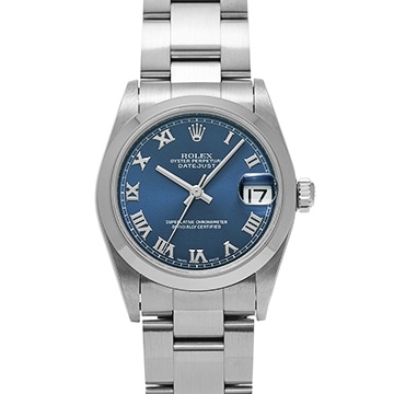 ロレックス デイトジャスト 78240 ブルー ユニセックス 時計 【中古】【wristwatch】