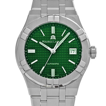 モーリス ラクロア アイコン オートマティック AI6007-SS002-630-1 グリーン メンズ 時計 【中古】【wristwatch】