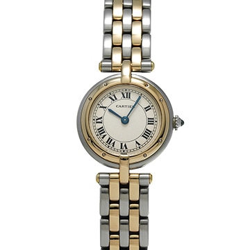 カルティエ パンテール ヴァンドーム SM W25030B6 アイボリー ユニセックス 時計 【中古】【wristwatch】