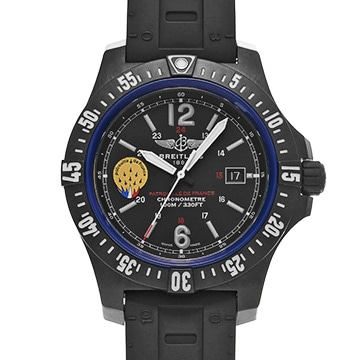 ブライトリング コルト スカイレーサー パトルーユ ド フランス X74320B8/BG40 ブラック メンズ 時計 【中古】【wristwatch】
