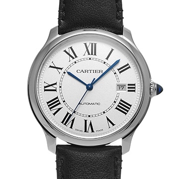 カルティエ ロンド マスト ドゥ カルティエ オンライン限定 WSRN0032 シルバー メンズ 時計 【中古】【wristwatch】
