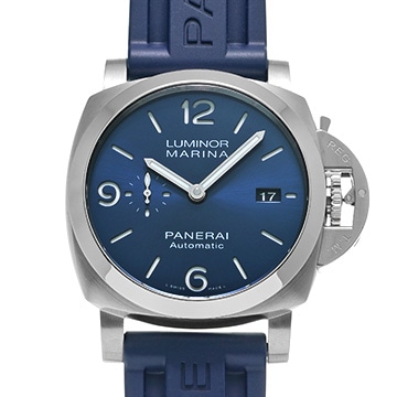 パネライ ルミノールマリーナ PAM01313 ブルー メンズ 時計 【中古】【wristwatch】