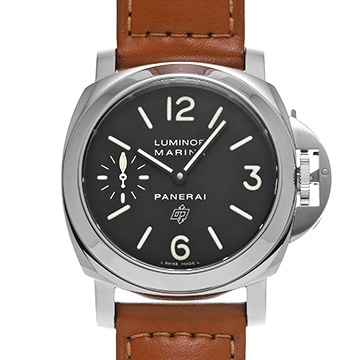 パネライ ルミノールマリーナ ロゴ PAM00005 ブラック メンズ 時計 【中古】【wristwatch】