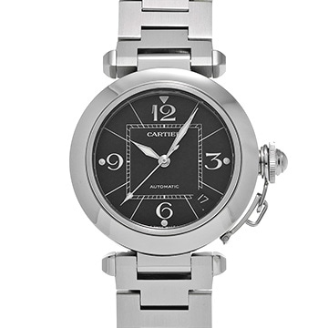 カルティエ パシャC W31076M7 ブラック ユニセックス 時計 【中古】【wristwatch】