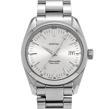 オメガ シーマスター アクアテラ クォーツ 2518.30 シルバー メンズ 時計 【中古】【wristwatch】