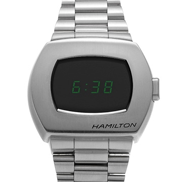 ハミルトン アメリカンクラシック PSR デジタルクォーツ H52414131 ブラック メンズ 時計 【中古】【wristwatch】
