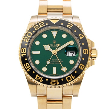 ロレックス GMTマスターII 116718LN グリーン メンズ 時計 【中古】【wristwatch】