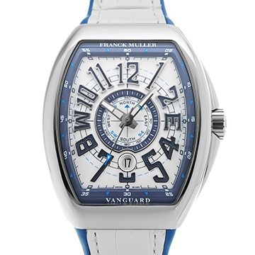 フランクミュラー ヴァンガード マリナー V43SCDTYTMAR ACAC ホワイト メンズ 時計 【中古】【wristwatch】
