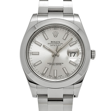 ロレックス デイトジャストII 116300 シルバー メンズ 時計 【中古】【wristwatch】
