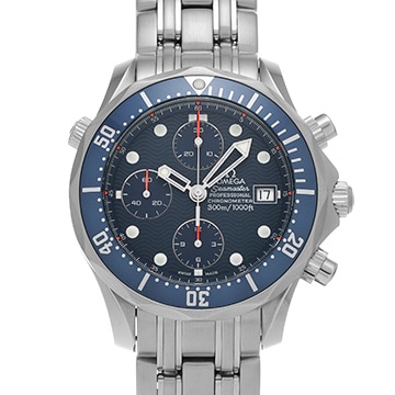 オメガ シーマスター プロフェッショナル 300 クロノグラフ 2599.80 ブルー メンズ 時計 【中古】【wristwatch】