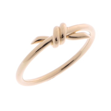 ティファニー ノット リング K18イエローゴールド YG レディース ジュエリー 【中古】【jewelry】