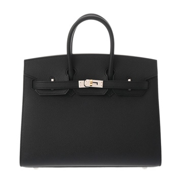 エルメス バーキン 25 セリエ ブラック/エレクトラム金具 ヴォーエプソン レディース バッグ 【未使用】【bag】
