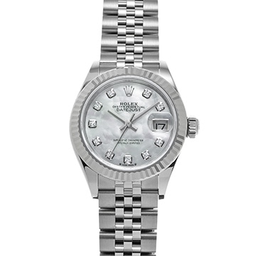 ロレックス レディ デイトジャスト 28 279174NG ホワイトシェル/ダイヤモンド レディース 時計 【新品】【wristwatch】