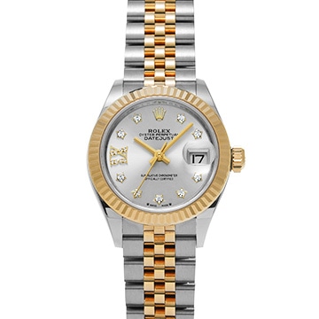 ロレックス レディ デイトジャスト 28 279173G シルバー/ダイヤモンド レディース 時計 【中古】【wristwatch】