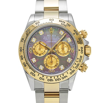 ロレックス コスモグラフ デイトナ 116503NG ブラックシェル/ダイヤモンド メンズ 時計 【中古】【wristwatch】