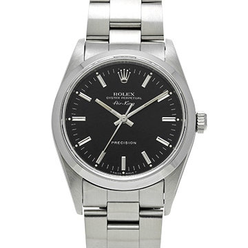 ロレックス エアキング 14000 ブラック メンズ 時計 【中古】【wristwatch】