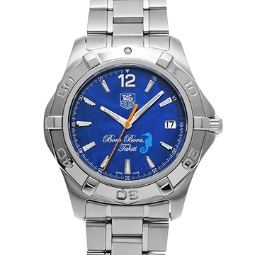 タグ ホイヤー ニューアクアレーサー ボラボラ 2007 WAF211N.BA0806 ブルーシェル メンズ 時計 【中古】【wristwatch】