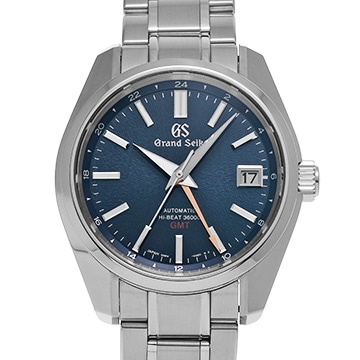 グランドセイコー ヘリテージコレクション「岩手山パターン」 GMT プレミアムブティック限定 SBGJ231 ブルー メンズ 時計 【中古】【wristwatch】