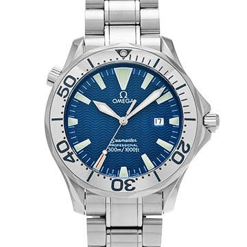 オメガ シーマスター プロフェッショナル 300 2265.80 ブルー メンズ 時計 【中古】【wristwatch】