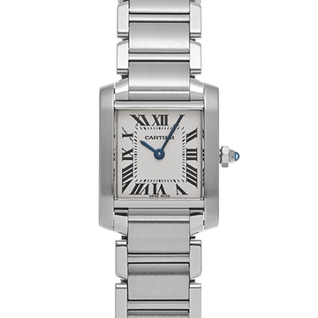 カルティエ タンクフランセーズ SM　 W51008Q3 シルバー レディース 時計 【中古】【wristwatch】