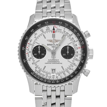 ブライトリング ナビタイマー 05 A233G05NP シルバー/ブラック メンズ 時計 【中古】【wristwatch】