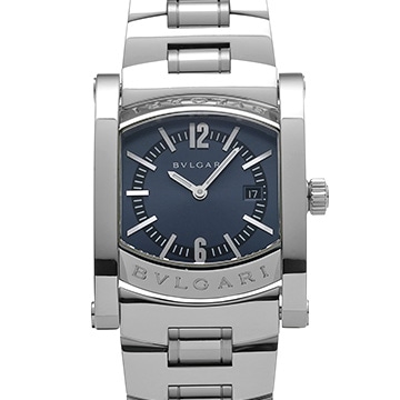 ブルガリ アショーマ AA39S ブルーグレー ユニセックス 時計 【中古】【wristwatch】