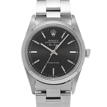 ロレックス エアキング 14000M ブラック メンズ 時計 【中古】【wristwatch】
