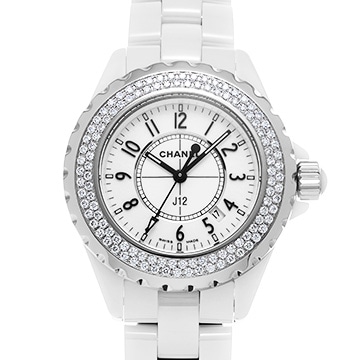 シャネル J12 33MM H0967 ホワイト レディース 時計 【中古】【wristwatch】