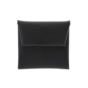 エルメス バスティア ブラック シェーブル ユニセックス 財布 【新品】【purse】