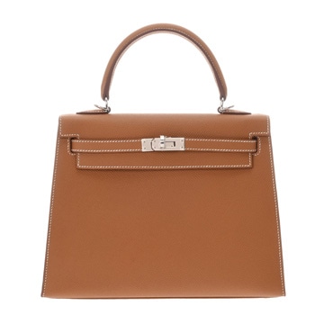 エルメス ケリー 25 外縫い 2WAY ゴールド ヴォーエプソン レディース バッグ 【未使用】【bag】