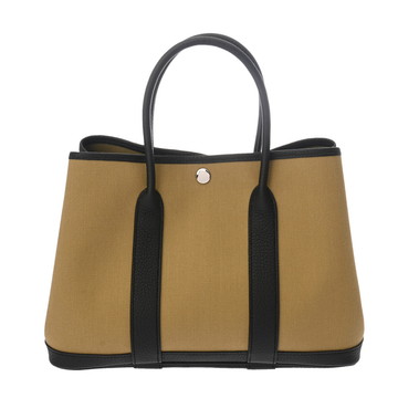 エルメス ガーデンパーティ TPM パイユ/ブラック トワルミリタリー/ネゴンダ レディース バッグ 【未使用】【bag】