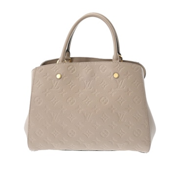 ルイ ヴィトン モノグラムアンプラント モンテーニュ MM 2WAY ガレ M41195 レザー レディース バッグ 【中古】【bag】