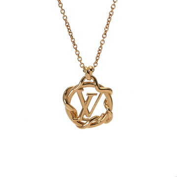 ルイ ヴィトン コリエ ガーデン ルイーズPM ゴールド M69035 メタル レディース ジュエリー 【中古】【jewelry】