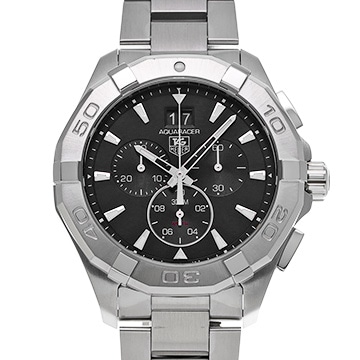 タグ ホイヤー アクアレーサー クォーツ クロノグラフ CAY1110.BA0927 ブラック メンズ 時計 【中古】【wristwatch】