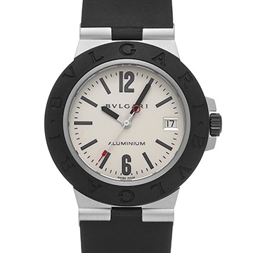 ブルガリ アルミニウム AL38A シルバー メンズ 時計 【中古】【wristwatch】