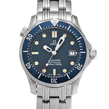 オメガ シーマスター プロフェッショナル 300 ミッドサイズ 2561.80 ブルー ユニセックス 時計 【中古】【wristwatch】