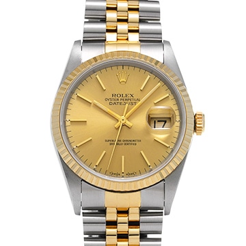 ロレックス デイトジャスト 16233 シャンパン メンズ 時計 【中古】【wristwatch】