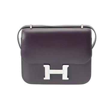 エルメス コンスタンス3 18 カシス ボックスカーフ レディース バッグ 【中古】【bag】