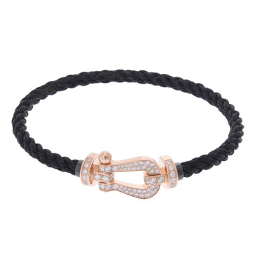 フレッド フォース10ブレスレット LM #18 フルダイヤ ゴールド 0B0031 K18ピンクゴールド PG/ステンレススチール レディース ジュエリー 【中古】【jewelry】