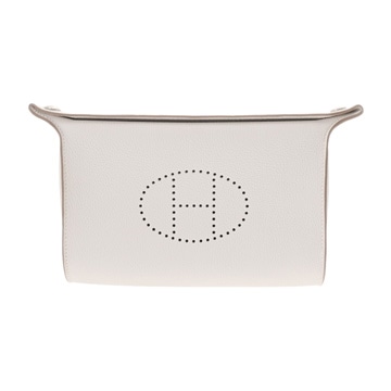 エルメス ヴィドポッシュ パールグレー トゴ ユニセックス バッグ 【中古】【bag】