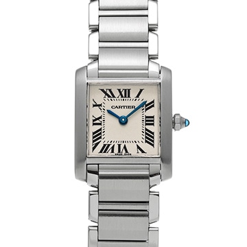 カルティエ タンクフランセーズ SM　 W51008Q3 シルバー レディース 時計 【中古】【wristwatch】