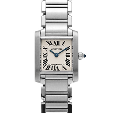 カルティエ タンクフランセーズ SM　 W51008Q3 シルバー レディース 時計 【中古】【wristwatch】
