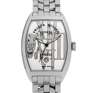 フランクミュラー トノーカーベックス・ゴシックアロンジェ 7880SCDTGOTHREL シルバー メンズ 時計 【中古】【wristwatch】